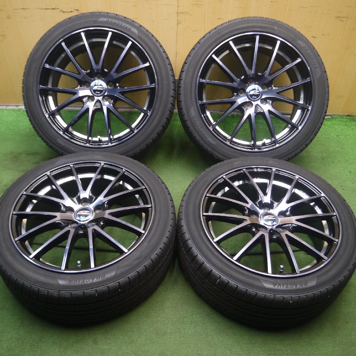 バリ溝！キレイ！9.5分☆215/45R17 プラクティバ SCHNEIDER ATECH 