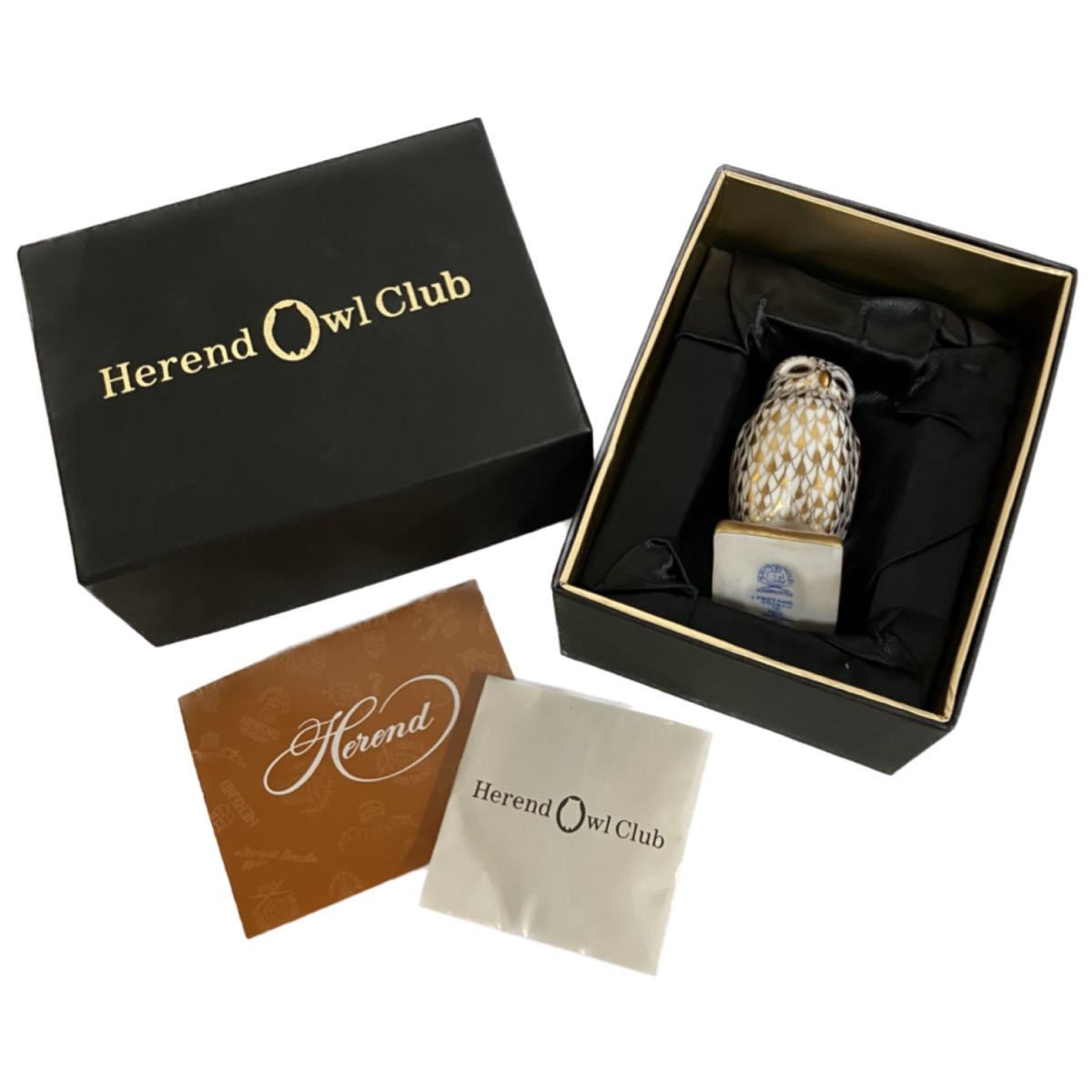3000個限定品 HEREND ヘレンド 世界のふくろう 『アテナのふくろう