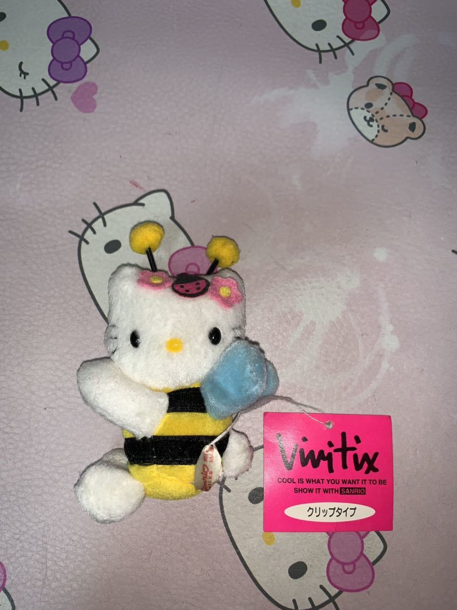 ハローキティ ハチ Vivitix 希少 未開封新品 蜂マスコット1999年未開封