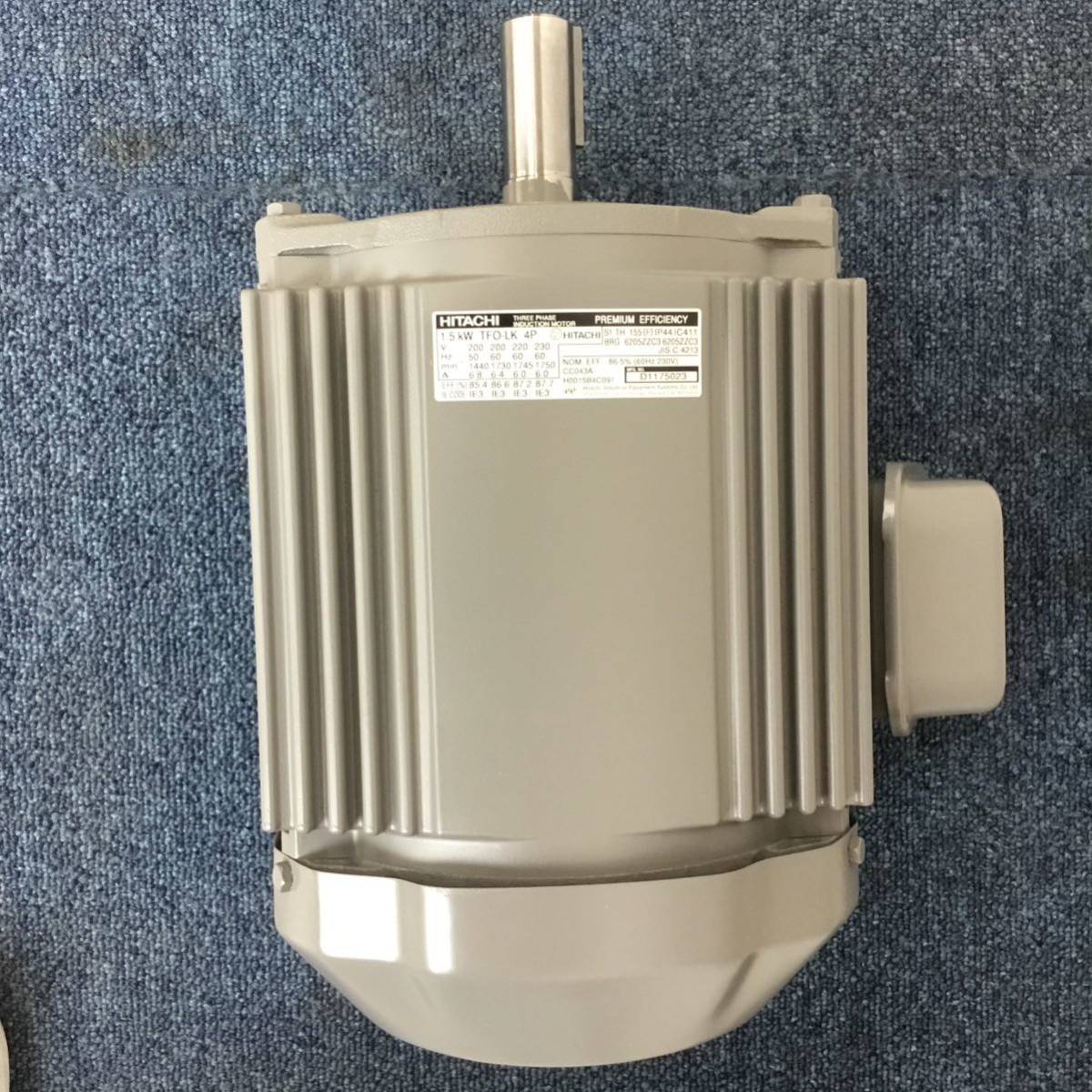 HITACHI 日立 モートル 1.5kW TFO-LK 4P 200V Neo100 Premium 未使用品 