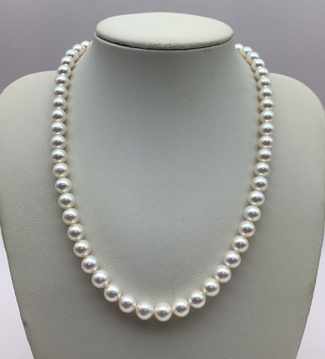 ⑤ MIKIMOTO ミキモト ミキモト真珠島 パール ネックレス 真珠 シルバー金具 が社外品 アクセサリー 箱付き(ネックレス、ペンダント ...