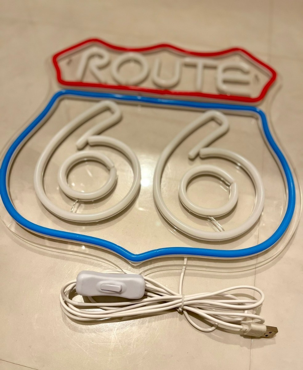 ルート66 ROUTE66 LED ライト 看板 ネオンサイン ネオンライト ネオン