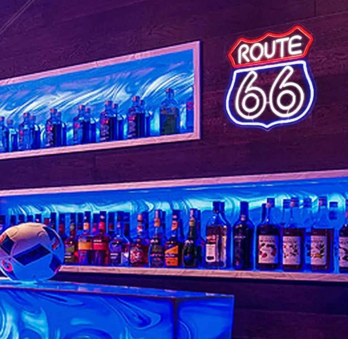 ルート66 ROUTE66 LED ライト 看板 ネオンサイン ネオンライト ネオン