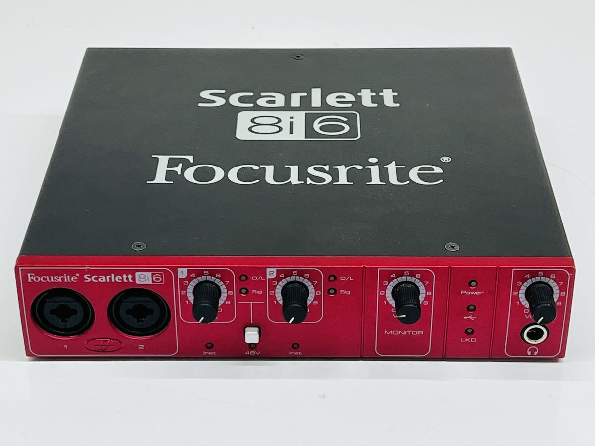 ☆Focusrite scarlett 8i6 オーディオインターフェース 未チェック