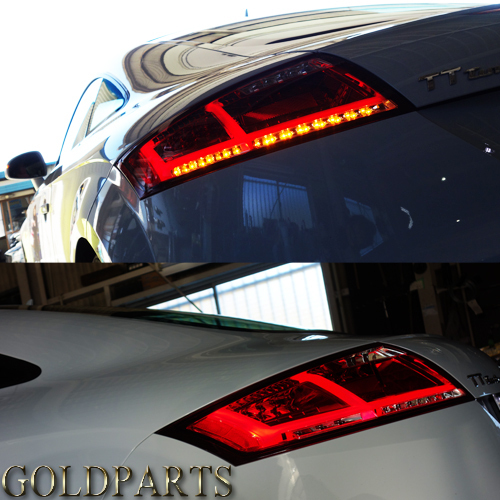 アウディ 8J AUDI TTクーペ ファイバーLEDテールランプ TT 8Sスタイル