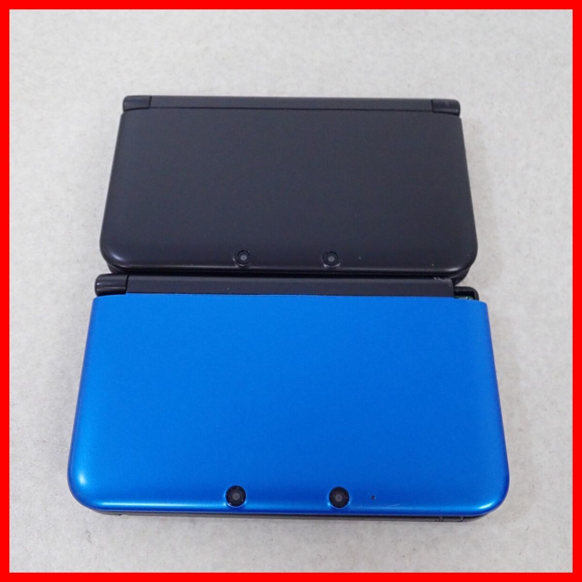 ニンテンドー3DSLL ブルー×ブラック/ブラック 本体 SPR-001 まとめて2台セット Nintendo 任天堂 ジャンク【10