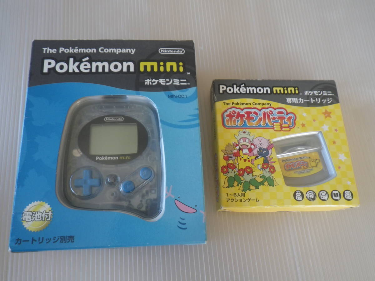 Pokemon mini 本体➕ポケモンパーティミニ □中古 動作確認済