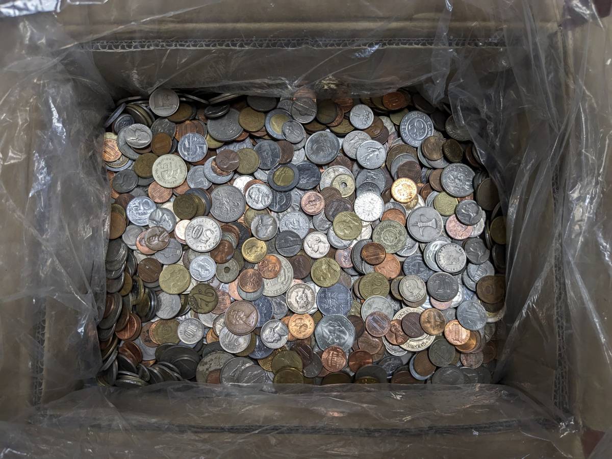 外国古銭 17.2kg おまとめ 大量 欧米 アジアなど 海外コイン 外国コイン 硬貨 Headline -