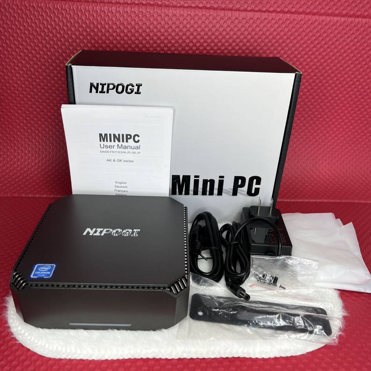 NIPOGI Mini PC GK2 Celeron J4125 8GB SSD 128GB Windows 10