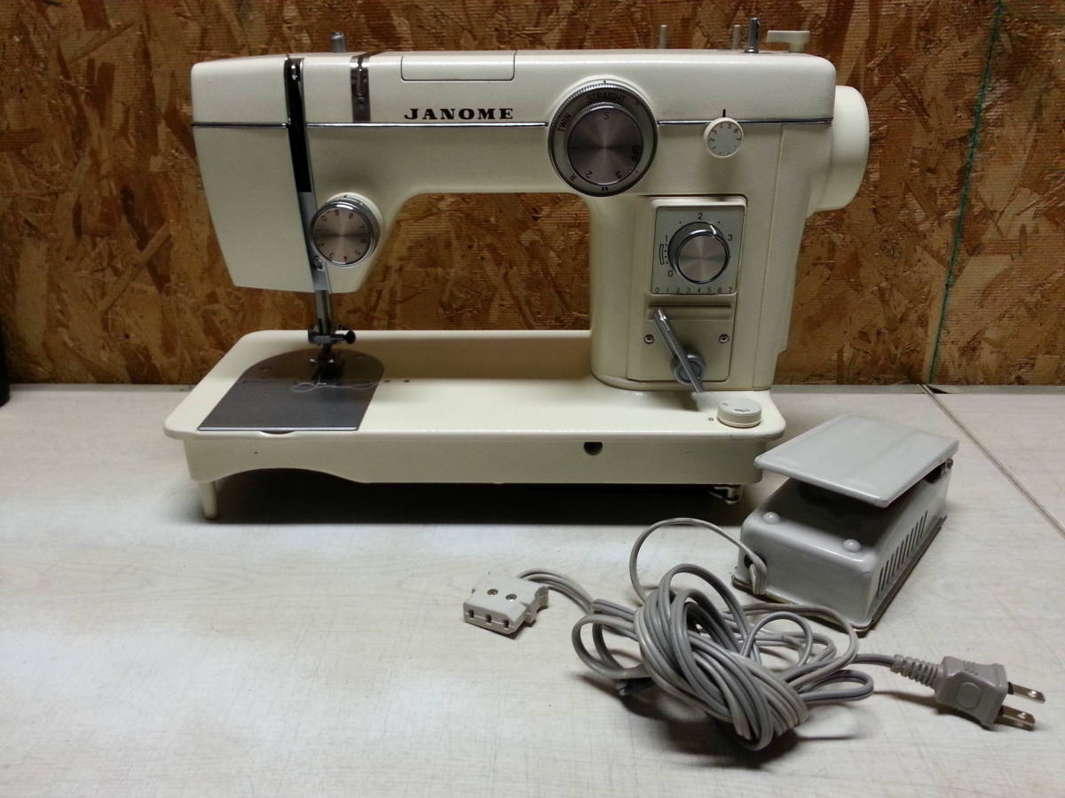 MODEL ジャノメ JANOME ミシン 0 レトロ 電動ミシン Yahoo 