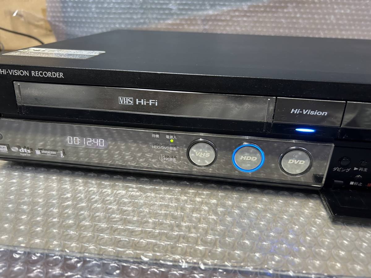 数量限定 B7 シャープ SHARP DV-ACV52 HDD DVD VHS LEH8279:シャープ