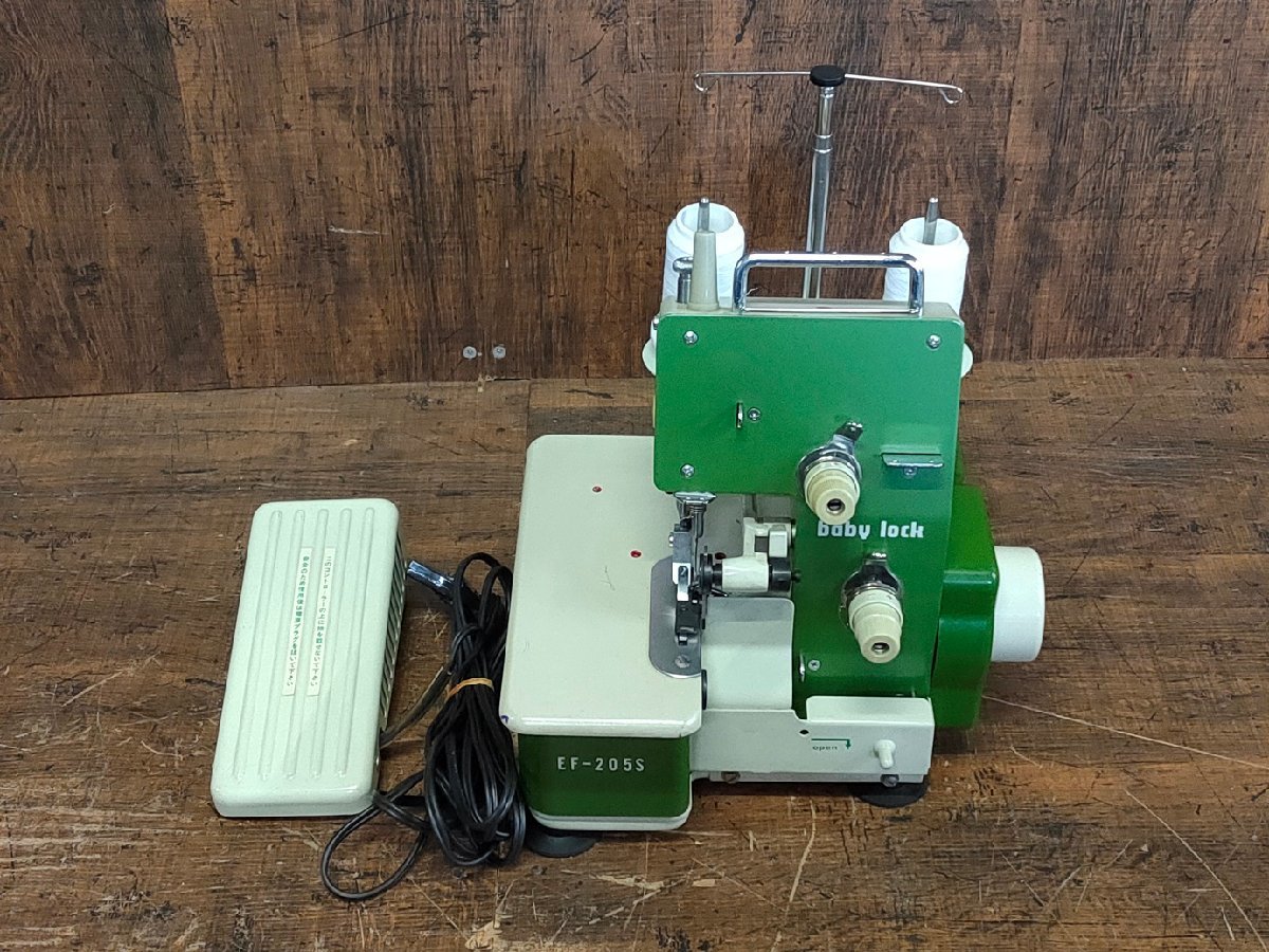 baby lock ジューキ ベビーロック EF-205S ロックミシン ジャンク品　1017027/SR3M