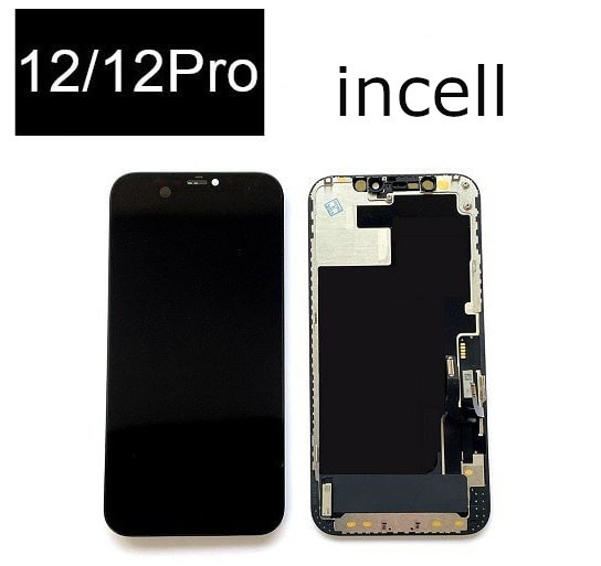 iPhone12 12Pro 液晶 フロントパネル incell 高品質 防水テープ付 画面割れ 液晶 修理 iphone ガラス割れ ディスプレイ