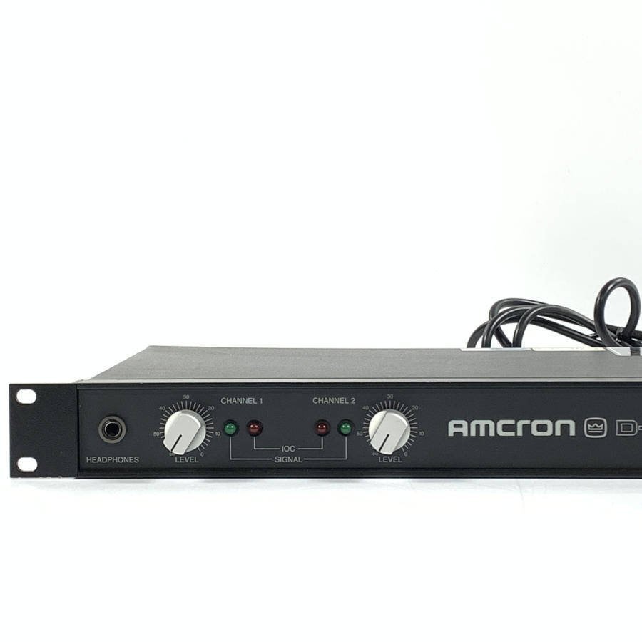 Amcron D-75A アムクロン PAアンプ ヒビノ株式会社正規輸入品☆現状品