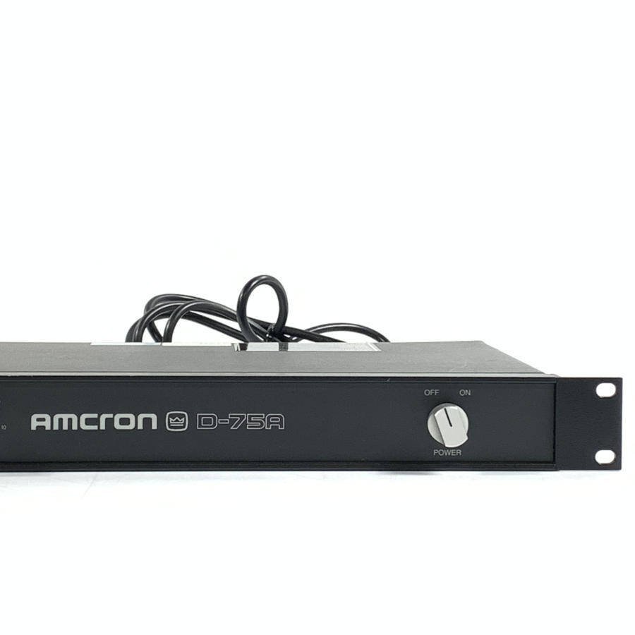Amcron D-75A アムクロン PAアンプ ヒビノ株式会社正規輸入品☆現状品