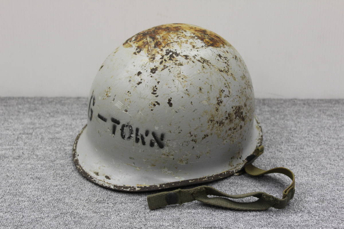米軍 アメリカ軍 ヘルメット ライナー付き スチール 鉄 M1 M2 ベトナム