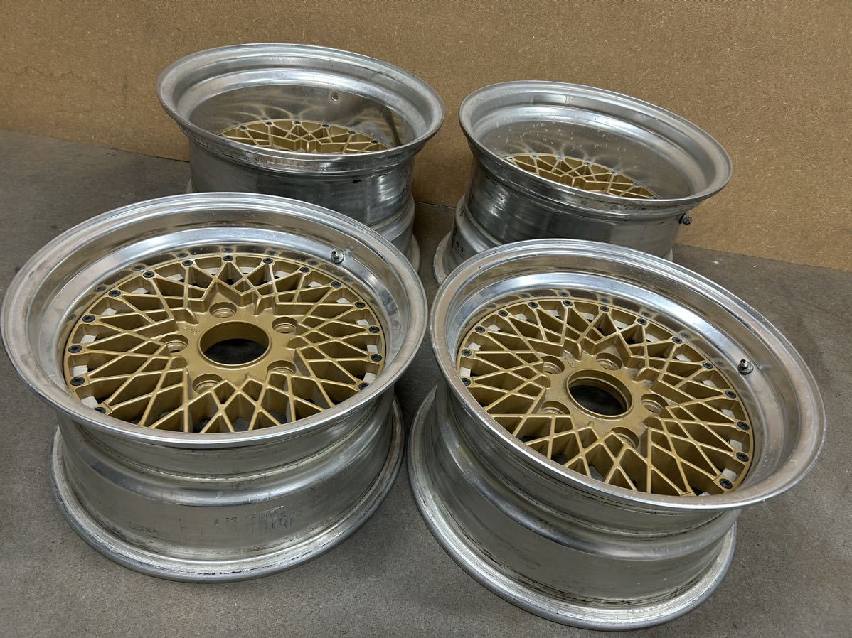 ポルシェ930用深リム SSR 当時物 15インチ7.5J10J4本セット