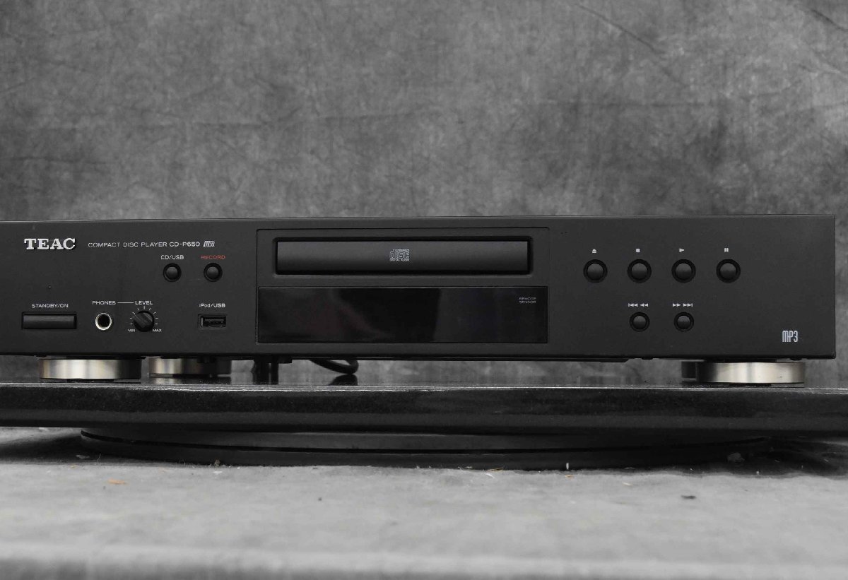 F☆TEAC ティアック CDプレーヤー CD-P650 ☆中古