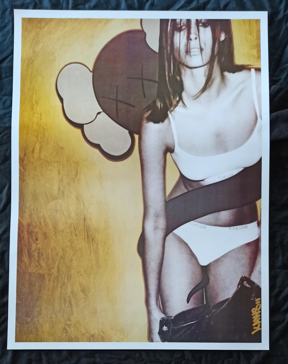 KAWS x Christy Turlington 雑誌 TOKION ポスター カウズ Banksy 