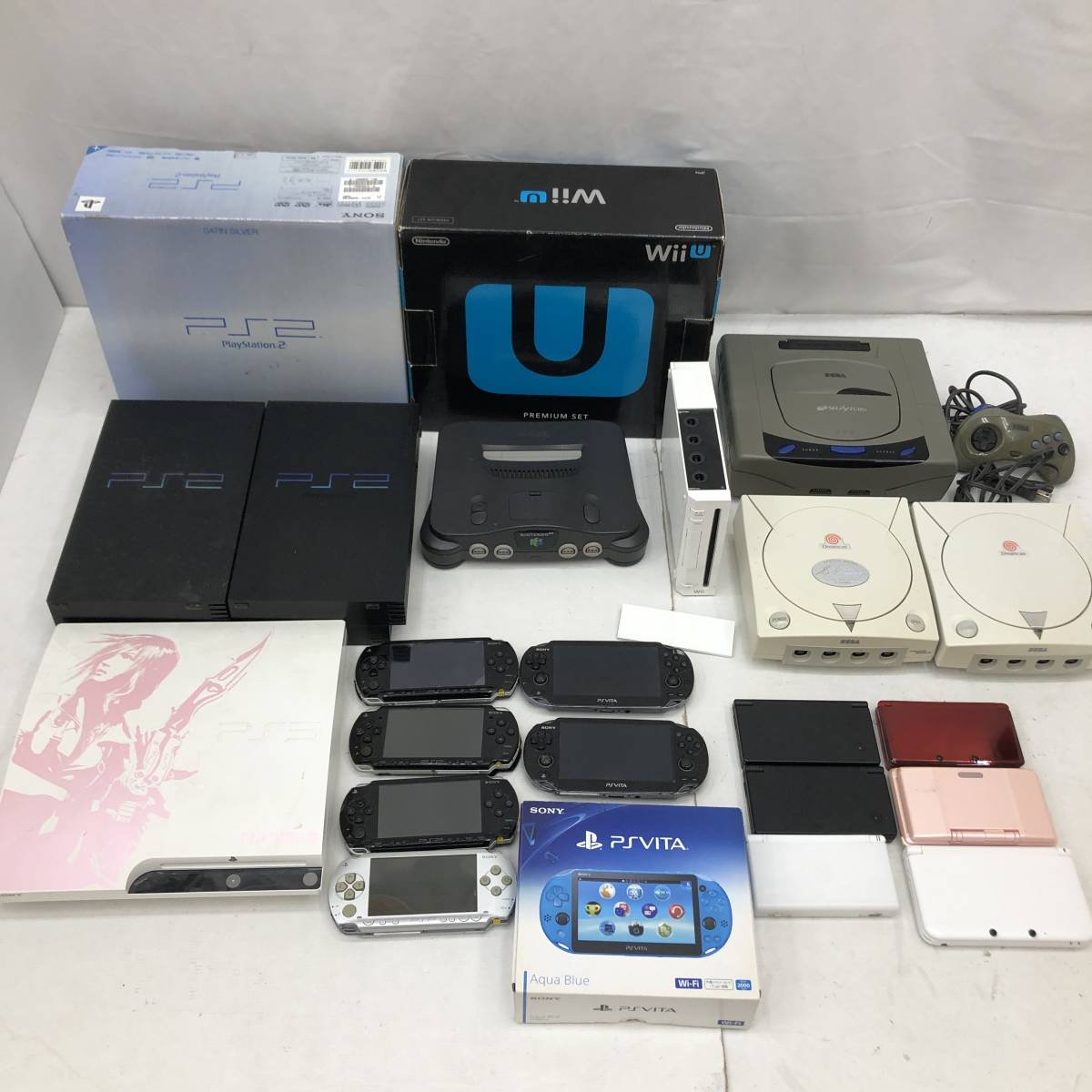 Nintendo64 PSP PS2 wii ds周辺機器などまとめ売り 1円～】ゲーム ハード まとめ PS3 PS2 wiiU ニンテンドー64 ドリーム