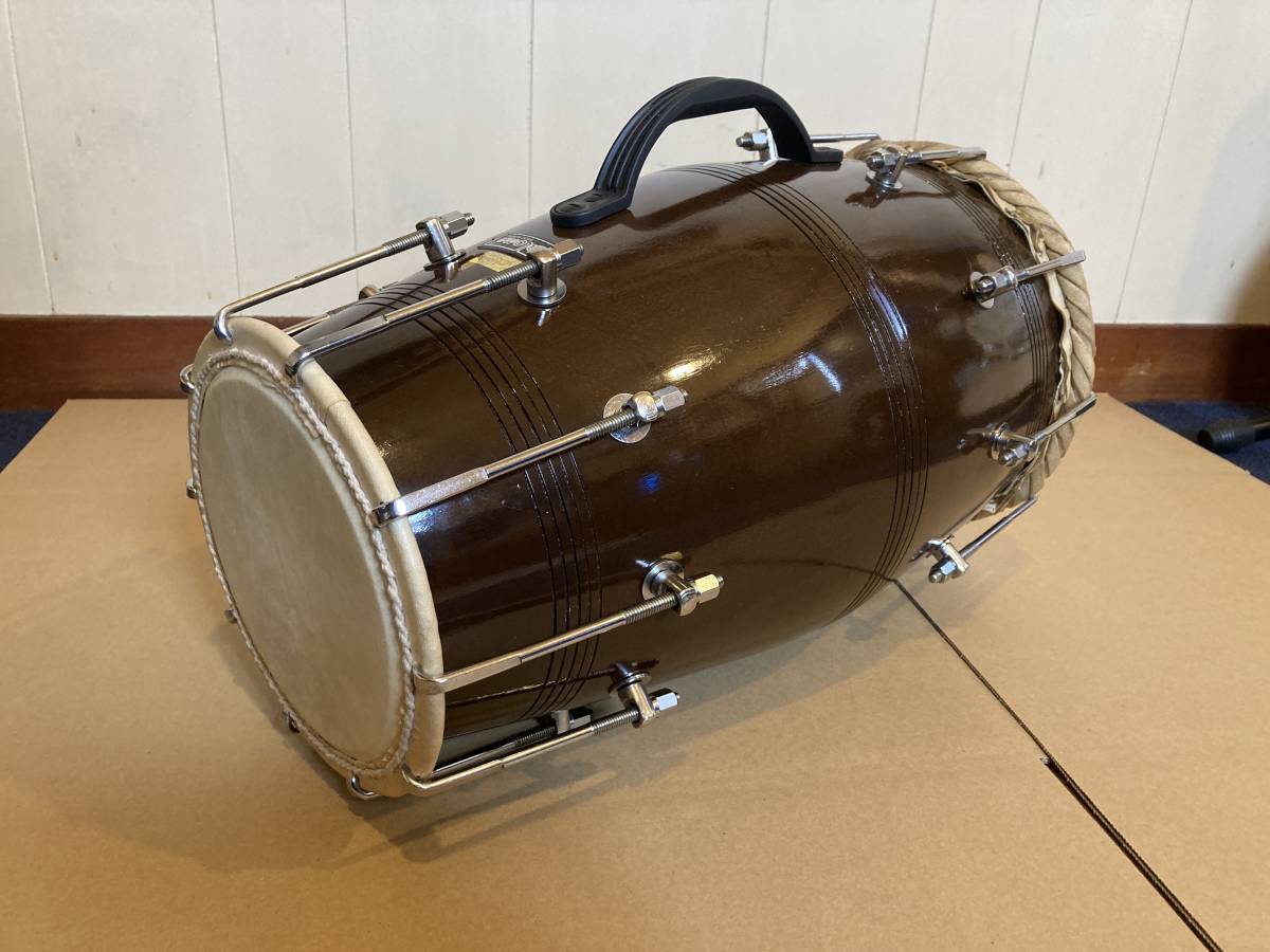 ドーラク (Dholak ドーラキ）ボルトチューニングタイプ インドの両面