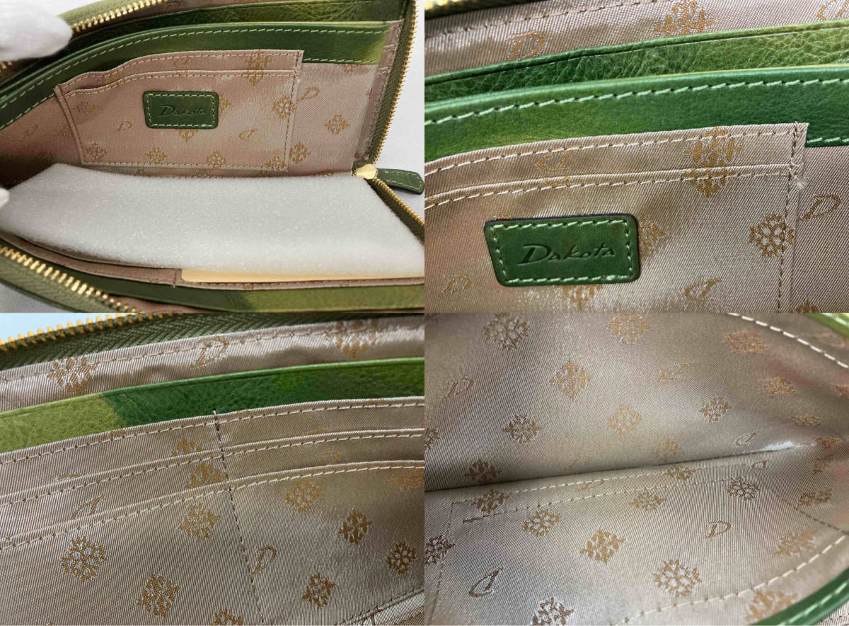 Dakota ダコタ 長財布 グラデーションアートペンネロ グリーン L字 
