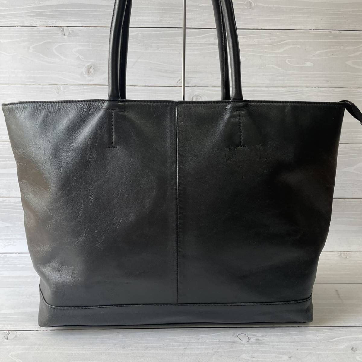 極美品】タケオキクチ TAKEO KIKUCHI トートバッグ 本革 レザー A4収納