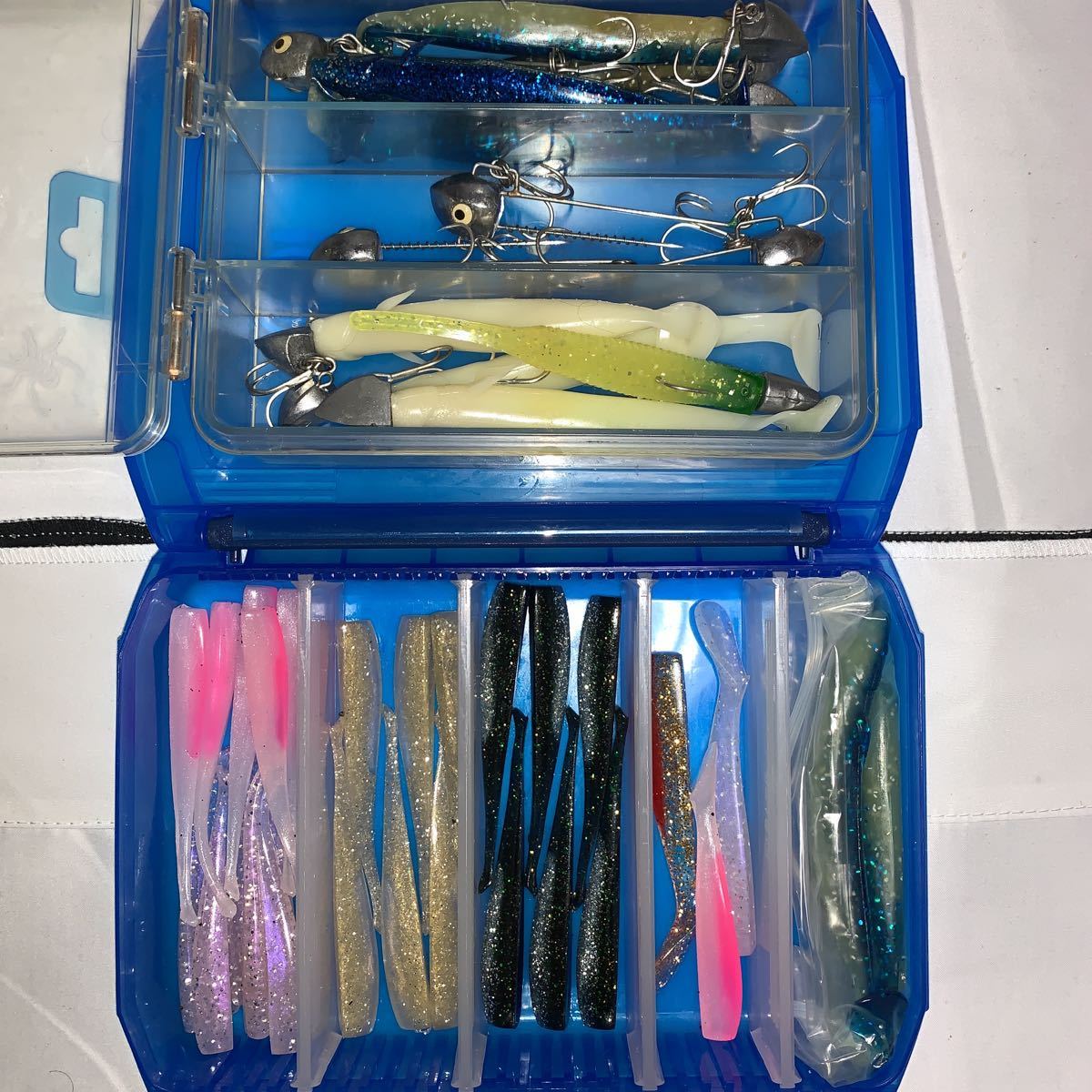 NO.803 シーバス・ヒラメワームルアー大量セット 未開封品、開封品 36