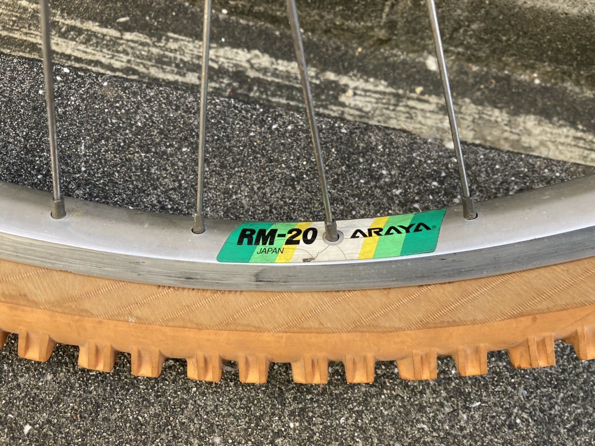 MTB完組ホイール ARAYA アラヤ RM20 前後1セット 26” ARAYA RM-20