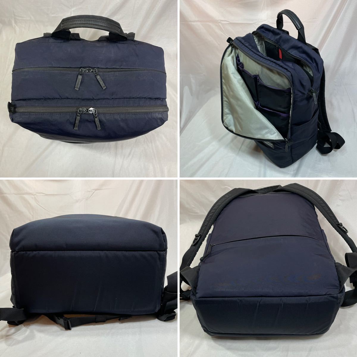 【良品】MANHATTAN PASSAGE ♯5315 Estバックパック☆マンハッタンパッセージ 大型ビジネスリュック☆PC iPad タブレット収納☆高撥水 軽量