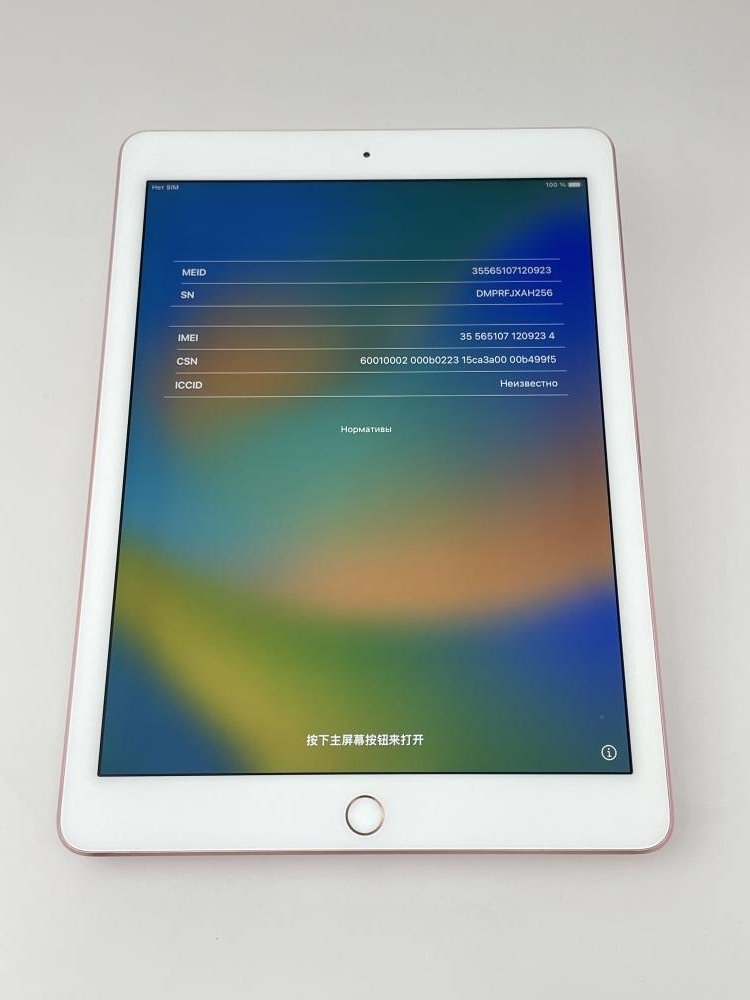 969【ジャンク品】 デモ機 iPad PRO 9.7インチ 32GB au ローズゴールド