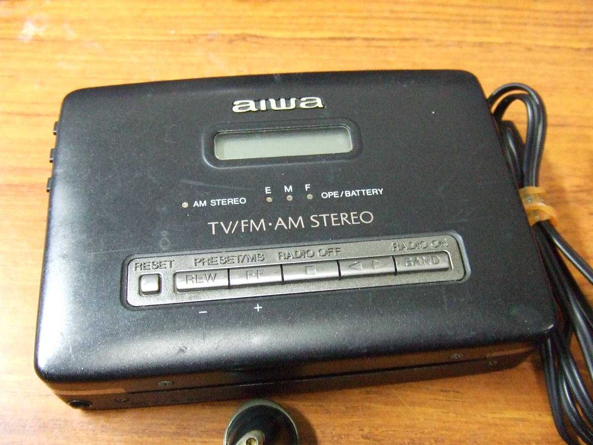 f170 aiwa/アイワ ポータブルカセットプレーヤー HS-JX950 本体 未確認
