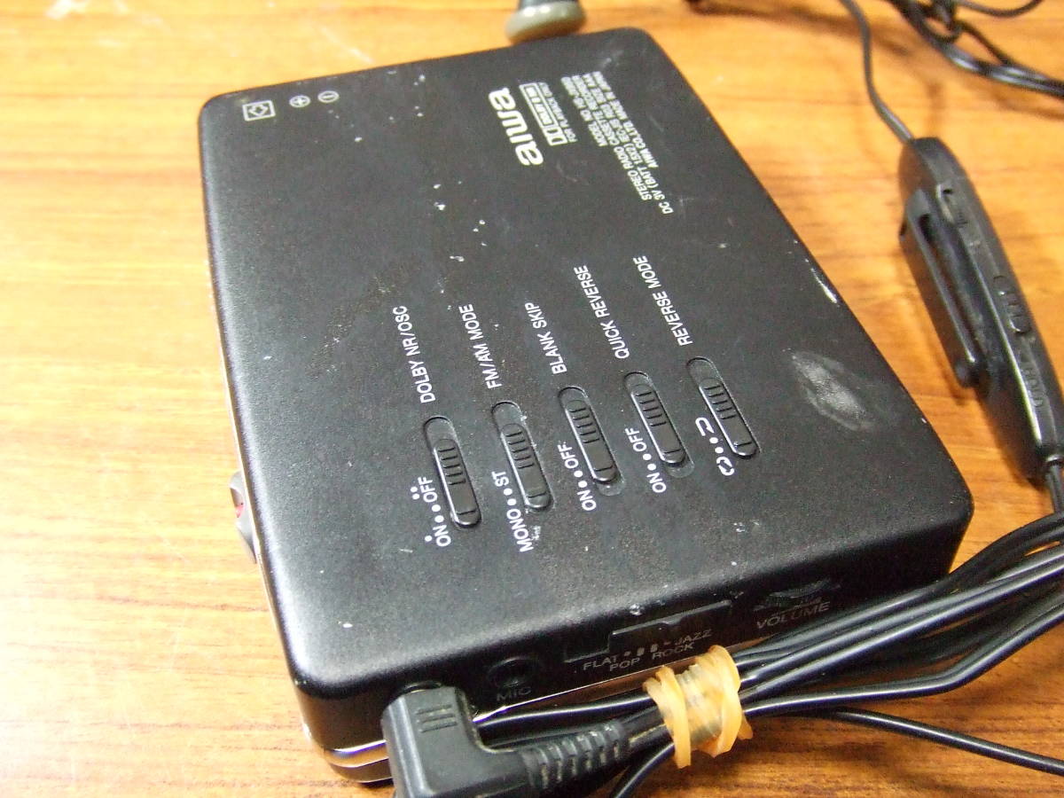 f170 aiwa/アイワ ポータブルカセットプレーヤー HS-JX950 本体 未確認