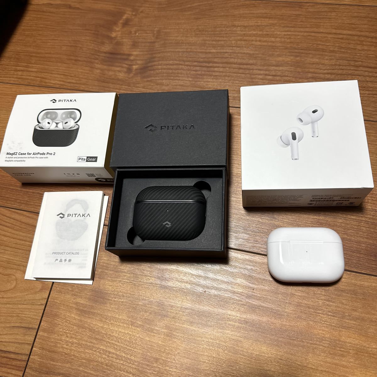 AirPods pro 第2世代＋PITAKA MagEZ Case for airpods pro2 送料込み