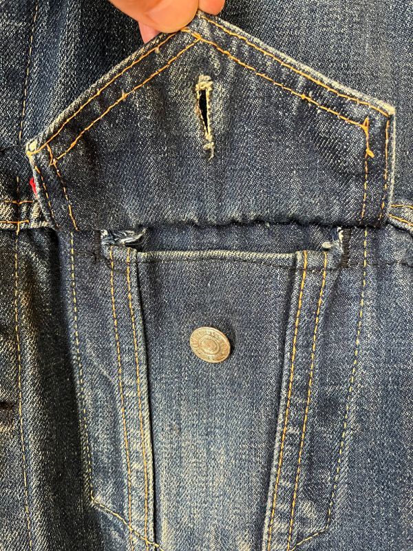 リーバイス　60s 70505 bigE イエローステッチ混在 リーバイス 60s 70505 bigE イエローステッチ混在 60s VTG/USED LEVI'S