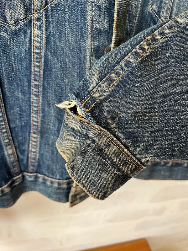 Levis 70505 Big E ビッグE 60s デニムジャケット 小パッチ 不均等V 