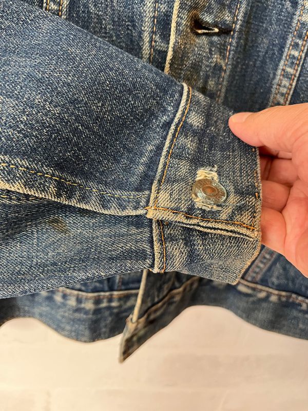 Levis 70505 Big E ビッグE 60s デニムジャケット 小パッチ 不均等V 