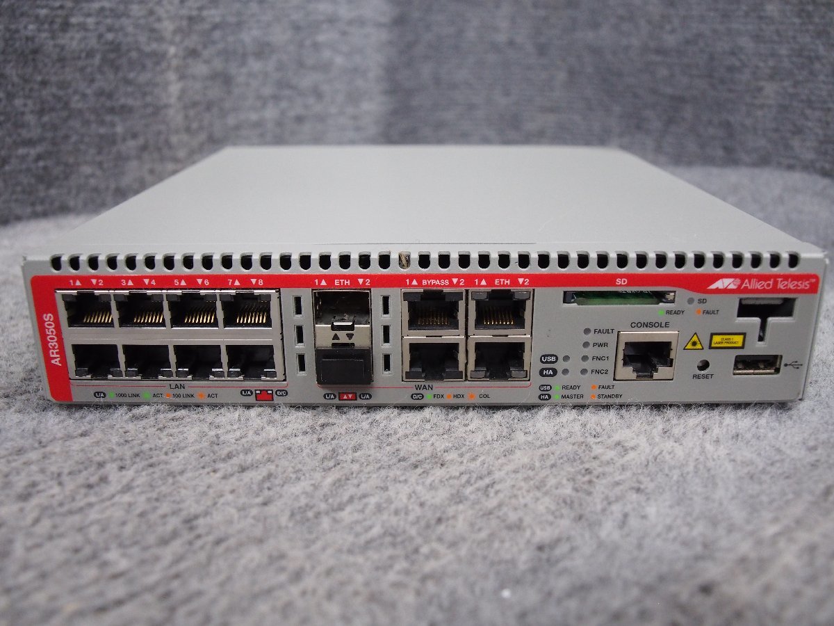 【大得価，人気セール】 Allied Telesis AT-AR3050S アドバンスト セキュアVPN アクセス ルーター B63308(ルーター)｜売買されたオークション情報、yahooの商品情報をアーカイブ公開 - オークファン ルーター