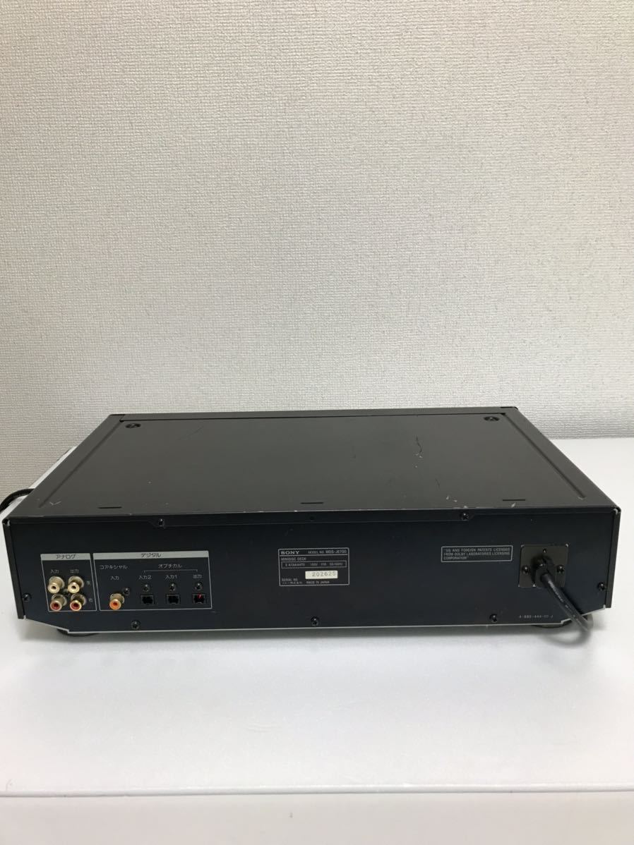 SONY MDS-JE700 MDデッキ ソニー DECK MDS-S500 MINIDISC J 0 Sony MDS