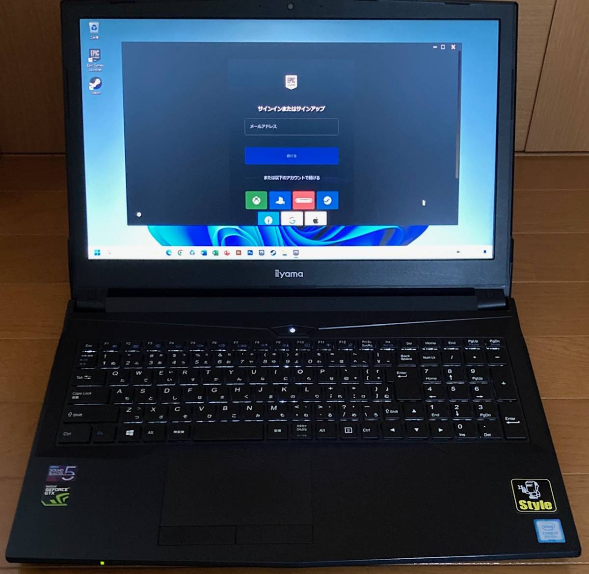 お買い得ゲーミングノート！】 i7-8750H/メモリ32GB/SSD 512GB+1TB 
