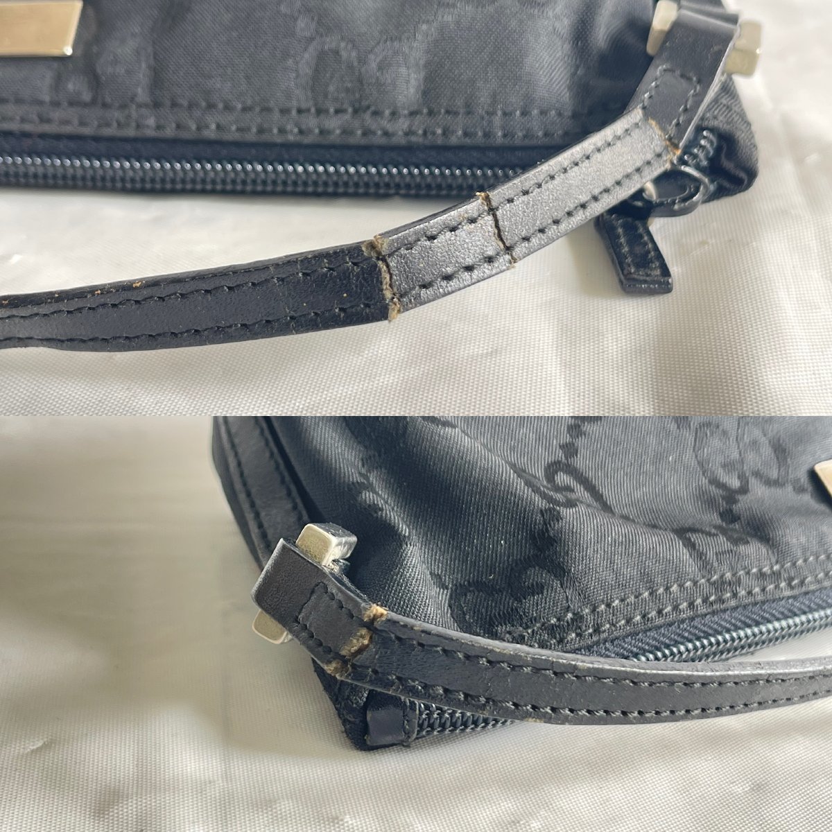 MK0510-49I GUCCI アクセサリーポーチ GG柄 039.1103.2648 ブラック系 