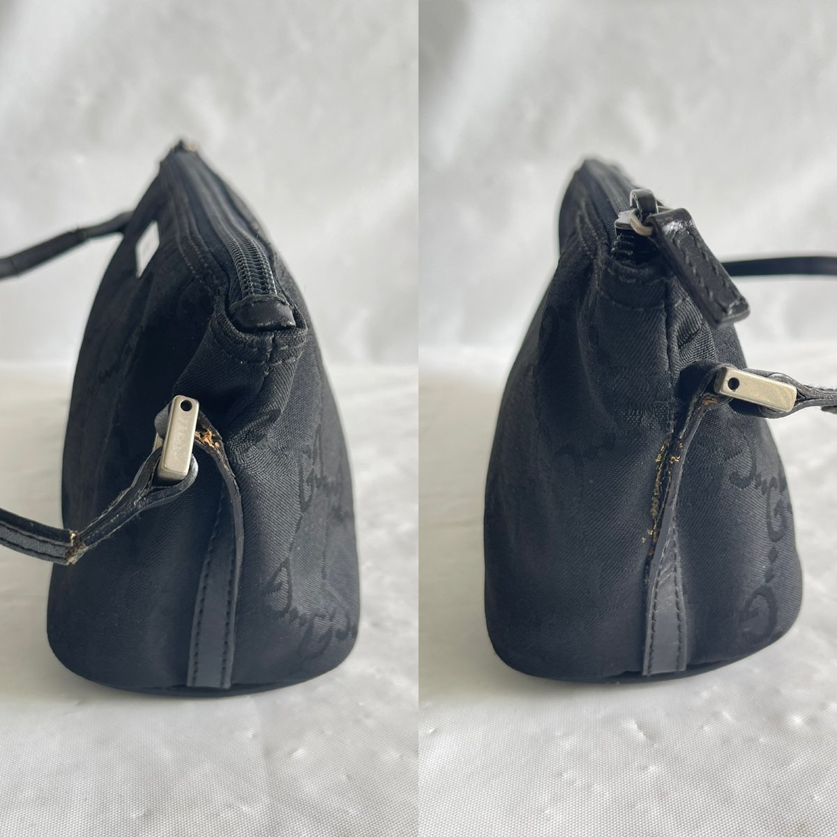 MK0510-49I GUCCI アクセサリーポーチ GG柄 039.1103.2648 ブラック系 