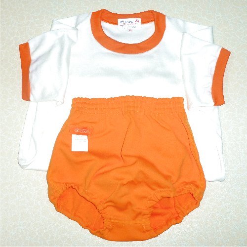 スクールユニ ブルマ J-13&体操服セット(オレンジ色)(パンツ)｜売買