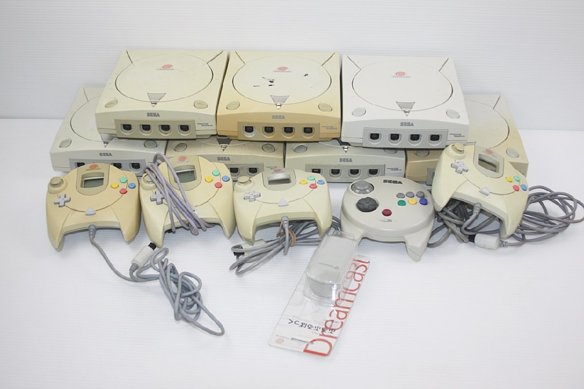 人気定番，お得 BR-1746 SEGA セガ Dreamcast DC ドリームキャスト 本体 コントローラー まとめ売り 動作未確認 ジャンク(本体)｜売買されたオークション情報、yahooの商品情報をアーカイブ公開 - オークファン ドリームキャスト