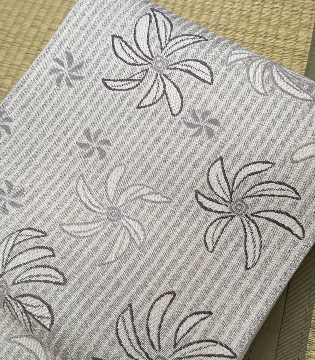 【参考上代58.9万円】最新作　京都府知事賞など受賞の名門機屋謹製 フランスの芸術　アール・ヌーヴォーの意匠　未使用　未仕立て③