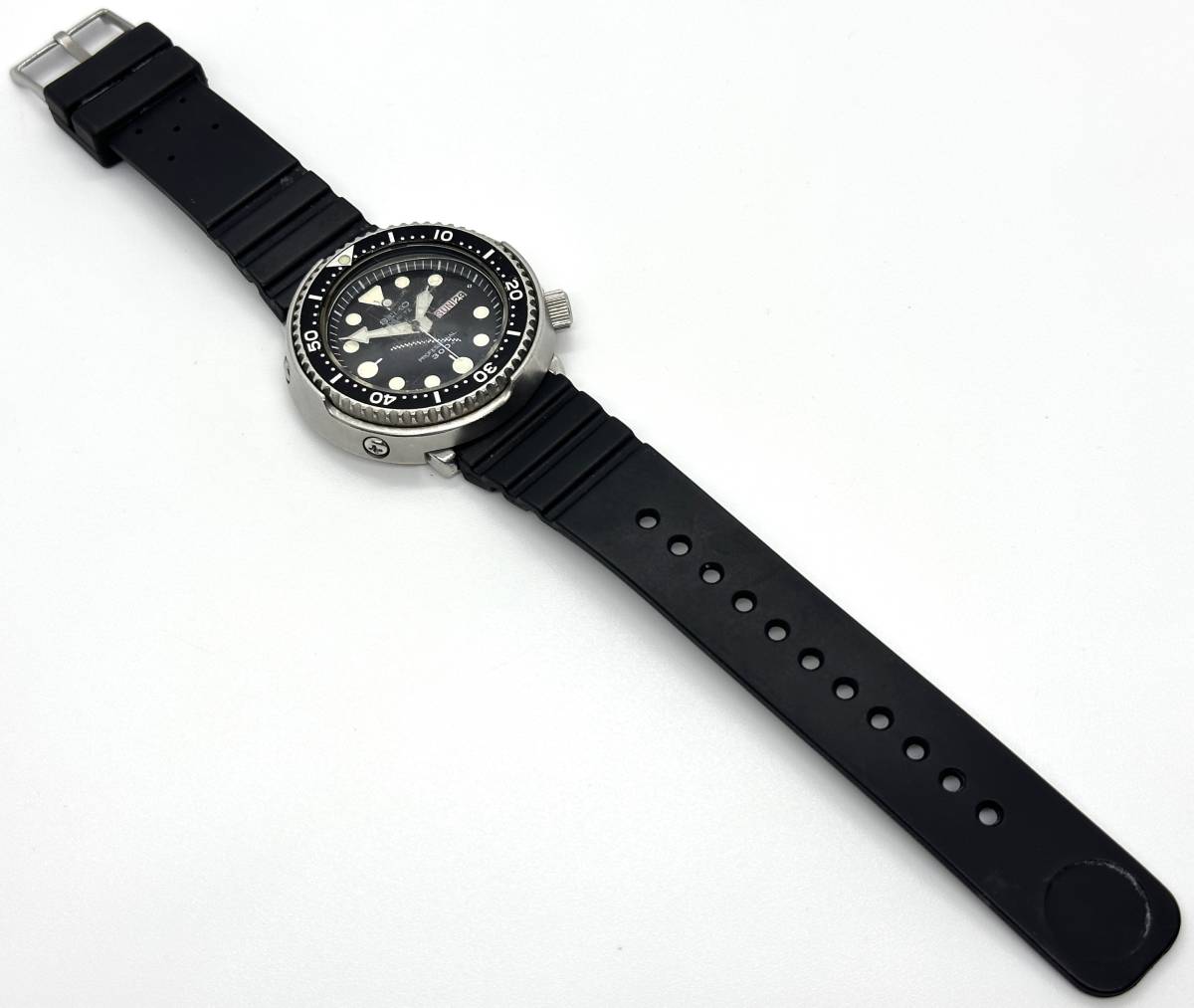SEIKO クォーツ 腕時計 ブラック 300m 初代ツナ缶、7549-7010 【公式通販】
