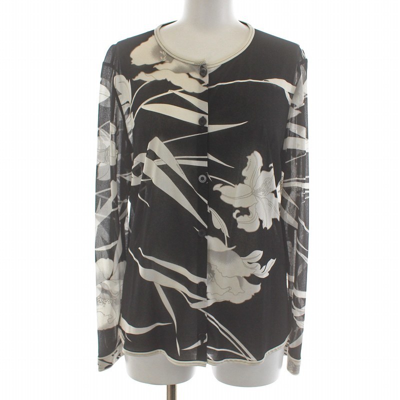 レオナール LEONARD ファッション FASHION ノーカラー ブラウス シャツ