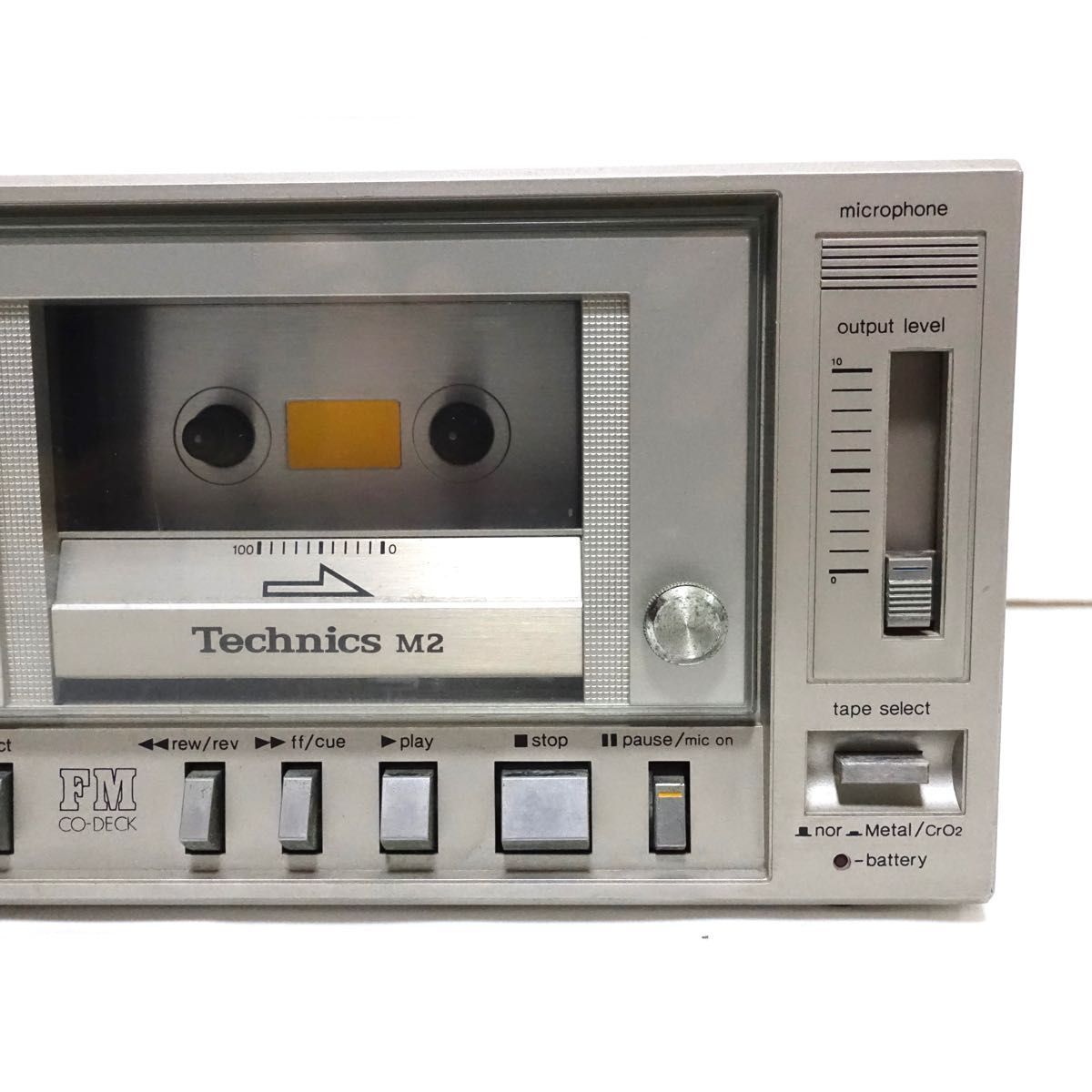 希少】テクニクス Technics FM RS-M2 カセット カセットデッキ 希少 希少】テクニクス Technics FM RS-M2 カセット カセットデッキ 希少