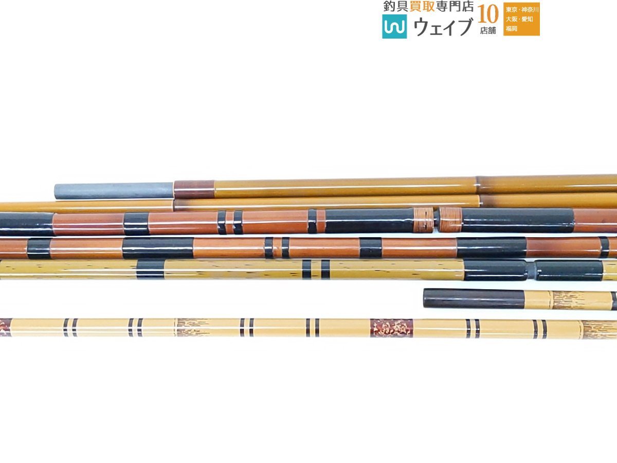 夢匠 玉の柄 1本半物・水都 竿掛け 2本半物・蒼船 へら 竿掛け 1本半物