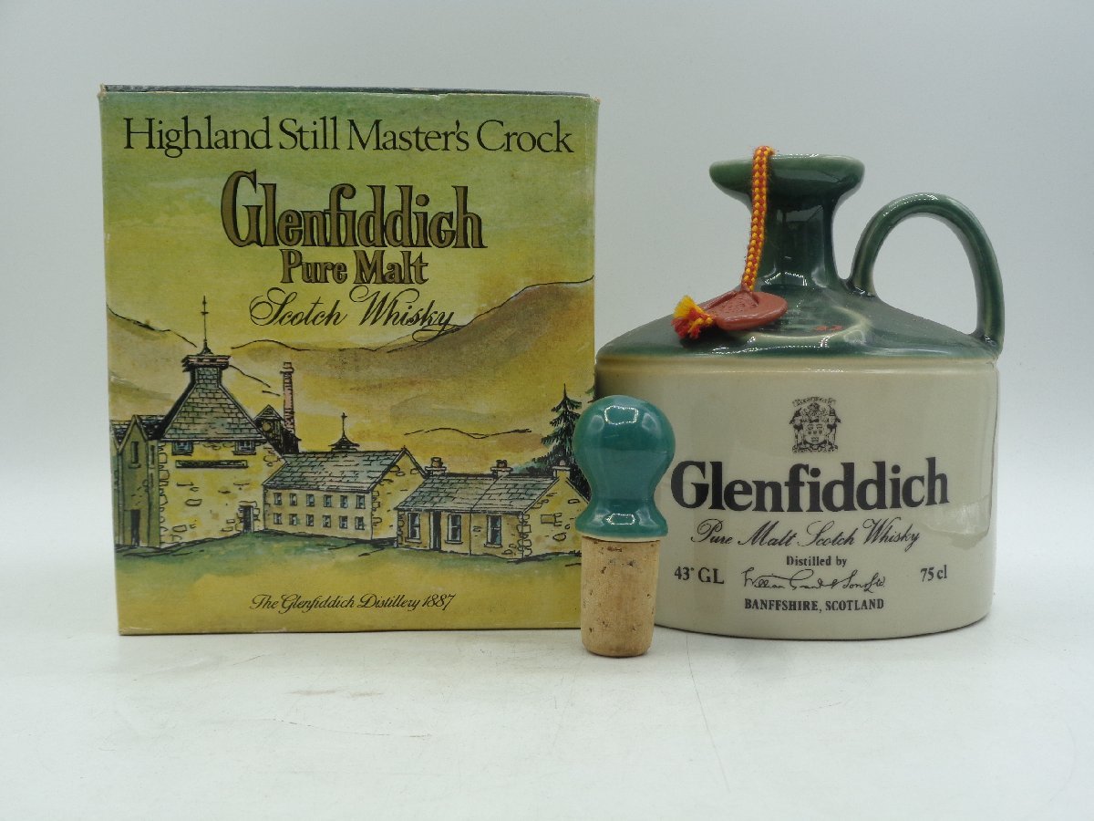 GLENFIDDICH Highland Still Master's Crock グレンフィディック 陶器ボトル ピュアモルト スコッチ ウイスキー 750ml 43％ 箱入 C106162